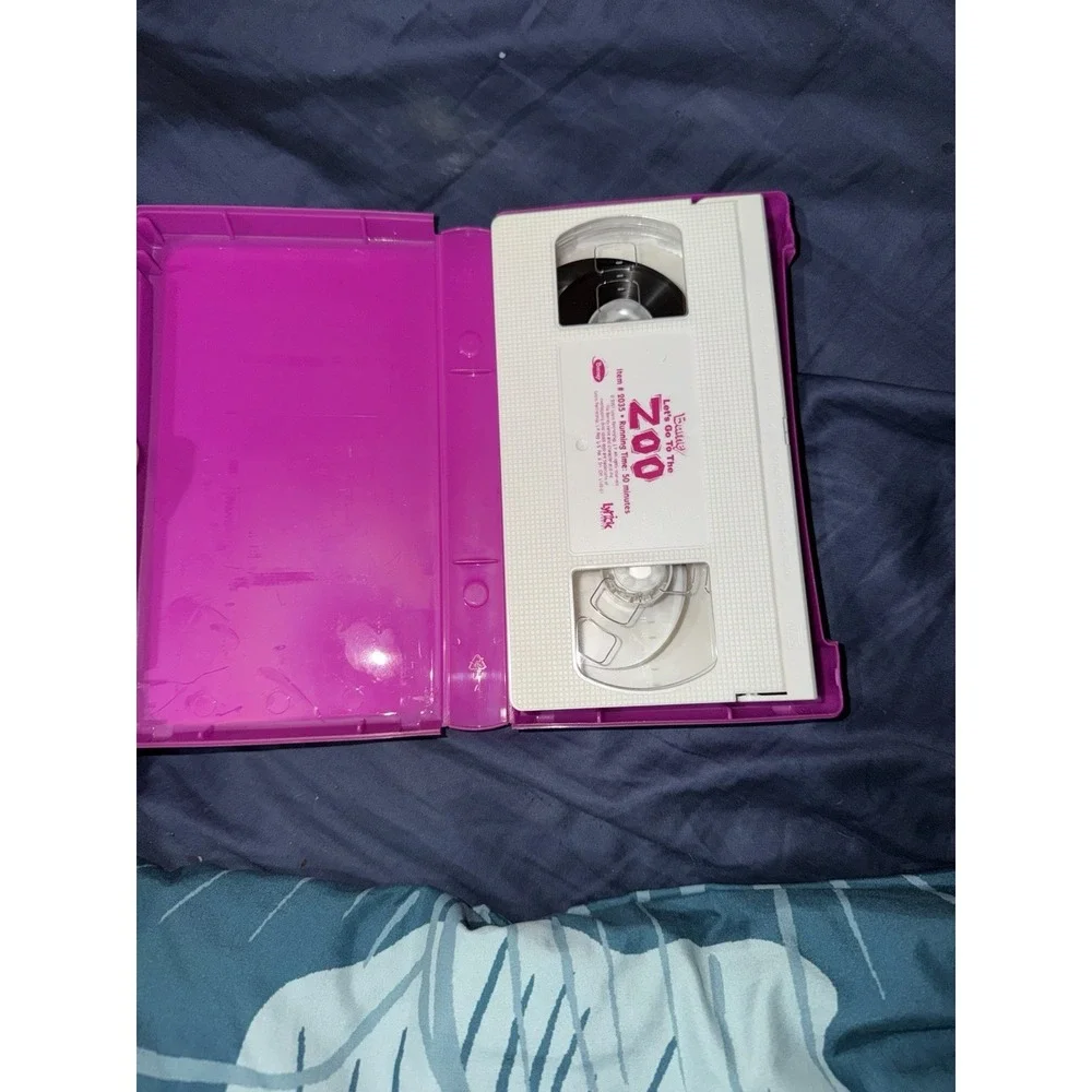 Barney Let's Go To The Zoo VHS 2001 Movie Tape Children's Purple Dinosaur Kid's